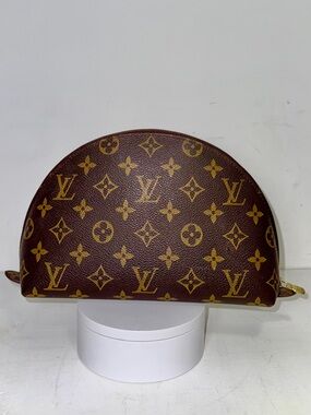 Auth LOUIS VUITTON Ronde Large Cosmetics Pouch